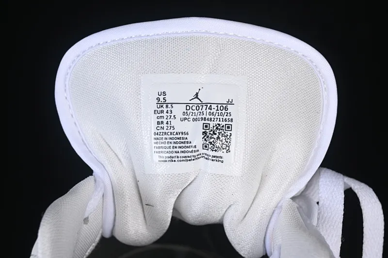 All categories Air Jordan Jordan series basketball shoes Air Jordan 1 Low Air Jordan 1 Low AJ1 Joe 1 Mi Bailan low-top cultural casual sneakers DC0774-106